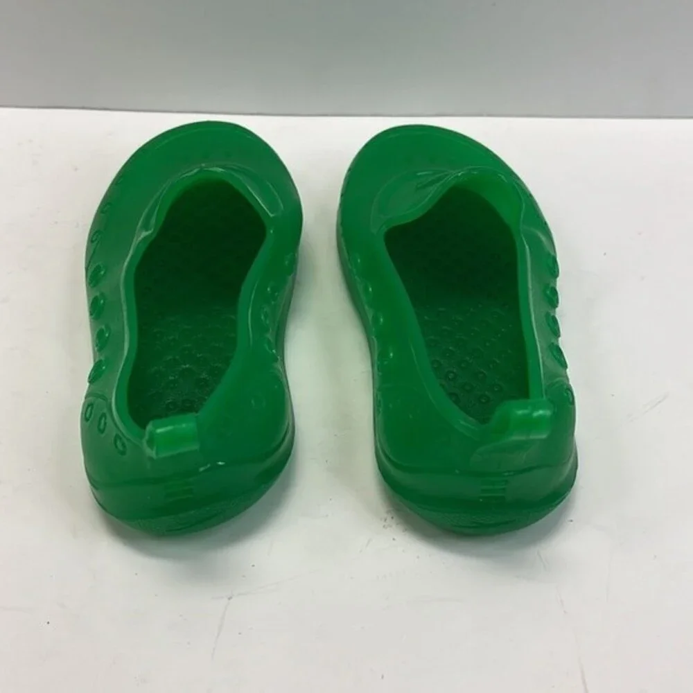 Speedo Green Jelly Boys Kids Size M 7-8 Water Shoes Slip On